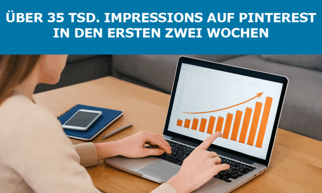 Über 35Tsd. Impressions auf Pinterest in den ersten zwei Wochen – so haben wir es gemacht