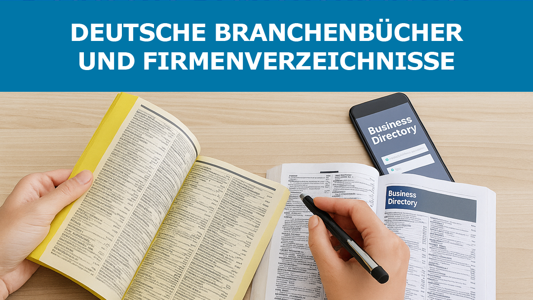 Deutsche Branchenbücher und Firmenverzeichnisse – Eine Liste
