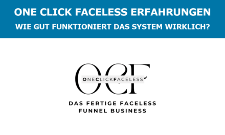One Click Faceless Erfahrungen – Wie gut funktioniert das System wirklich?